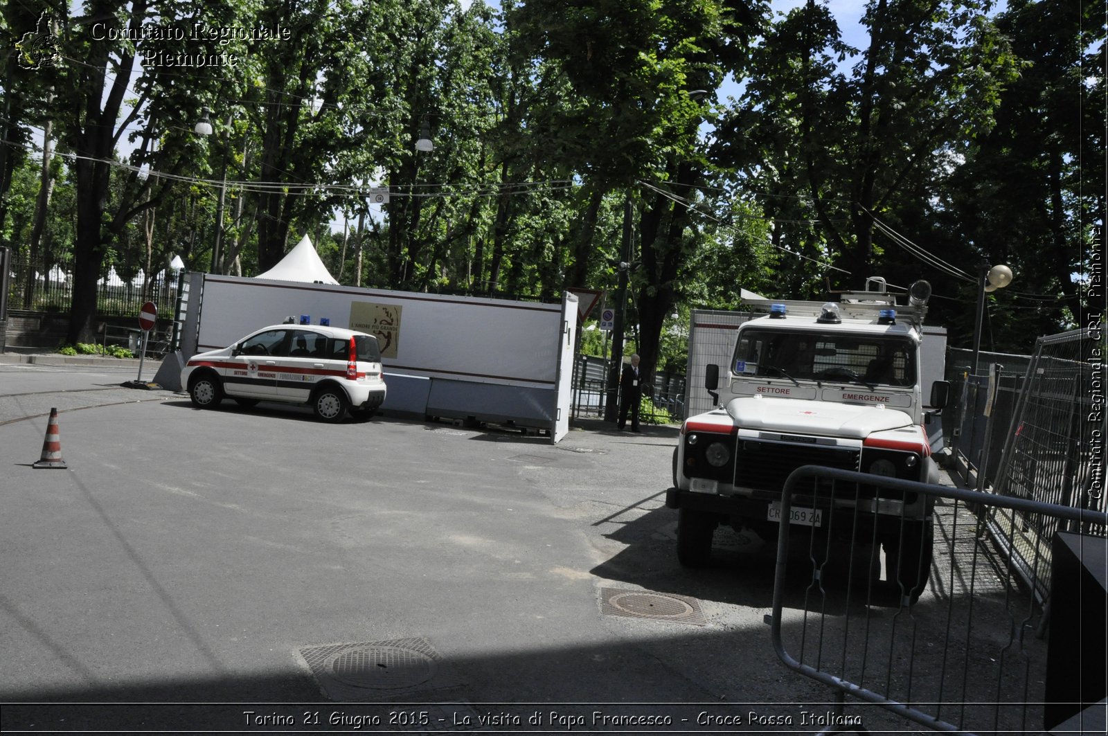 Torino 21 Giugno 2015 - La visita di Papa Francesco - Croce Rossa Italiana- Comitato Regionale del Piemonte