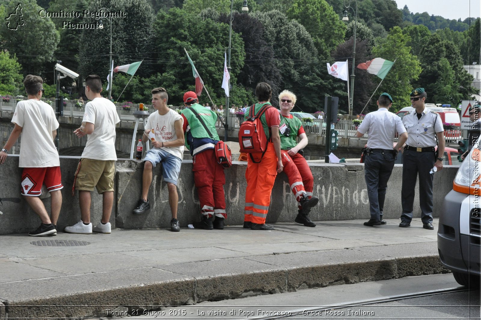 Torino 21 Giugno 2015 - La visita di Papa Francesco - Croce Rossa Italiana- Comitato Regionale del Piemonte