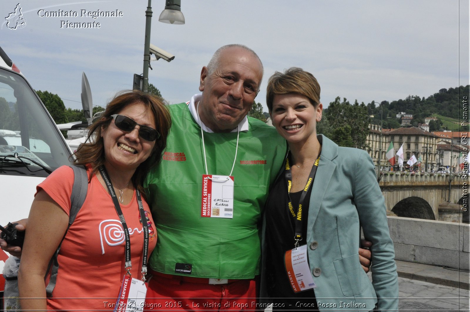 Torino 21 Giugno 2015 - La visita di Papa Francesco - Croce Rossa Italiana- Comitato Regionale del Piemonte