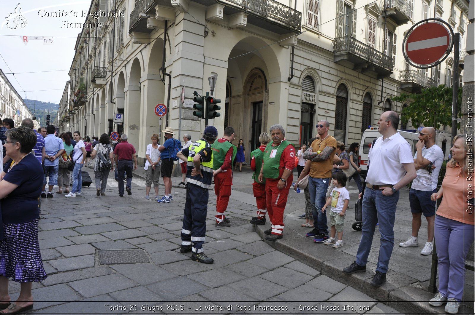 Torino 21 Giugno 2015 - La visita di Papa Francesco - Croce Rossa Italiana- Comitato Regionale del Piemonte