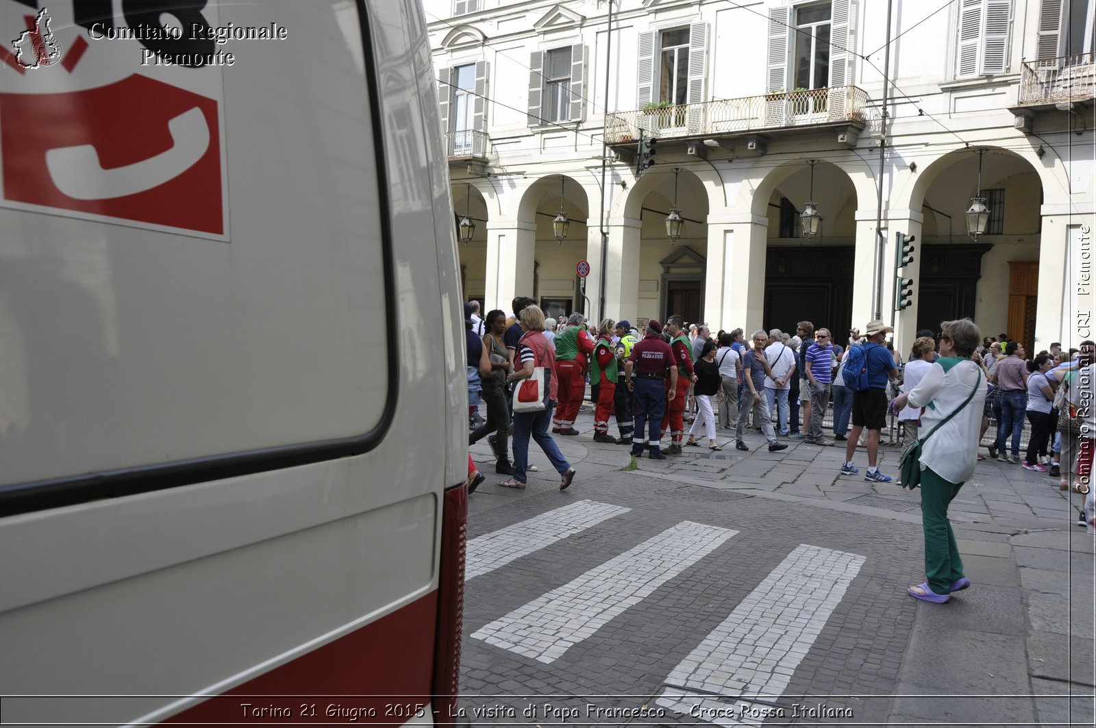 Torino 21 Giugno 2015 - La visita di Papa Francesco - Croce Rossa Italiana- Comitato Regionale del Piemonte