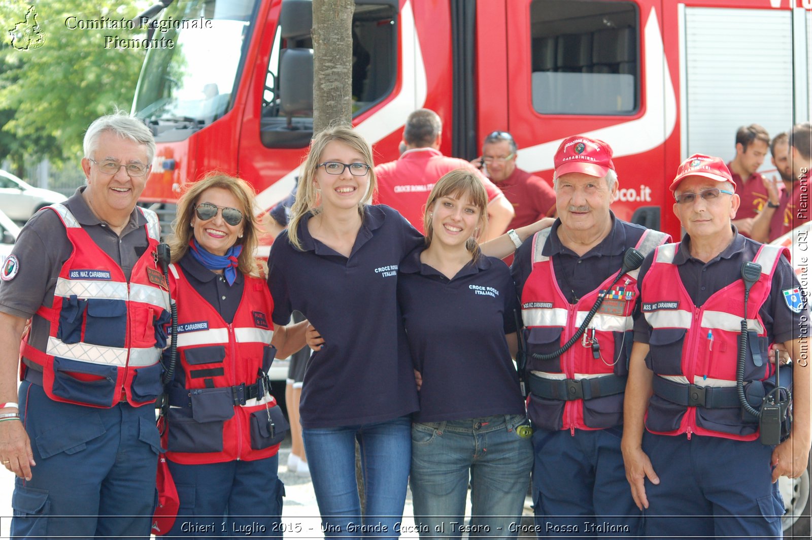 Chieri 1 Luglio 2015 - Una Grande Caccia al Tesoro - Croce Rossa Italiana- Comitato Regionale del Piemonte