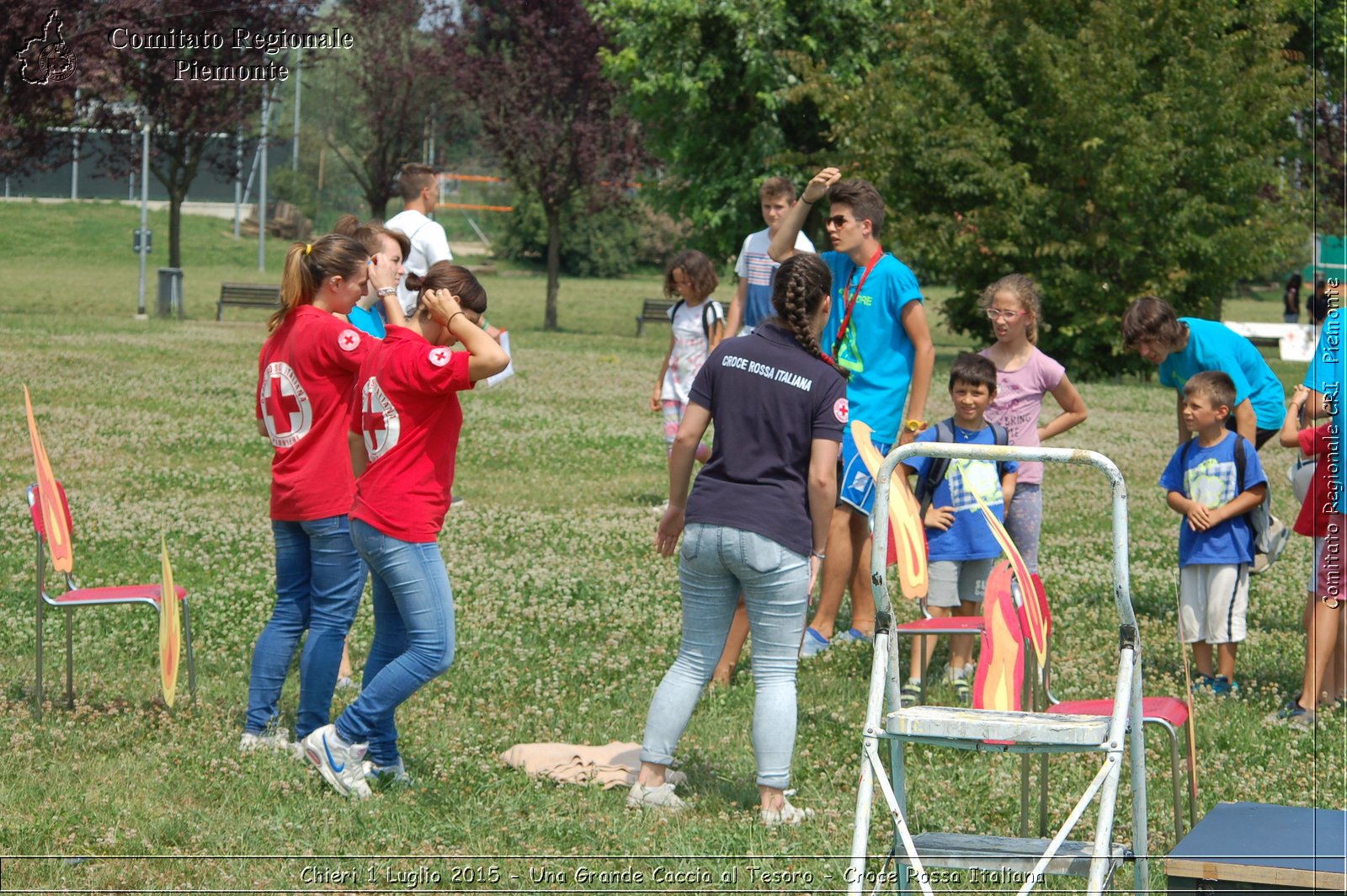 Chieri 1 Luglio 2015 - Una Grande Caccia al Tesoro - Croce Rossa Italiana- Comitato Regionale del Piemonte