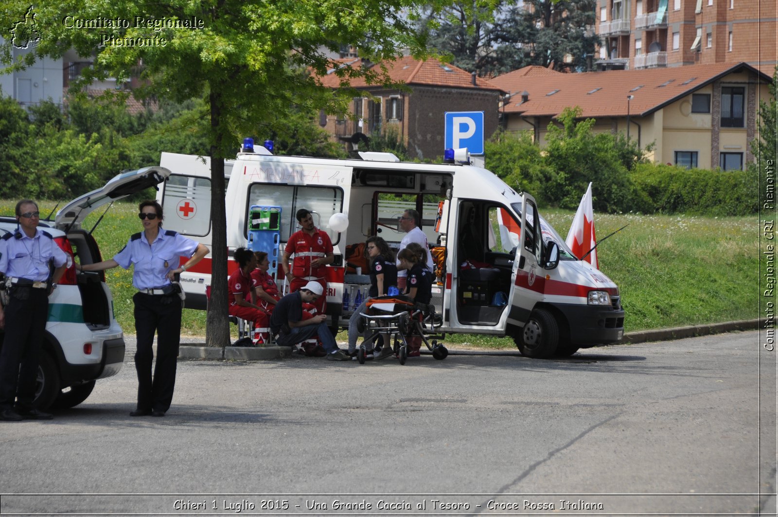 Chieri 1 Luglio 2015 - Una Grande Caccia al Tesoro - Croce Rossa Italiana- Comitato Regionale del Piemonte