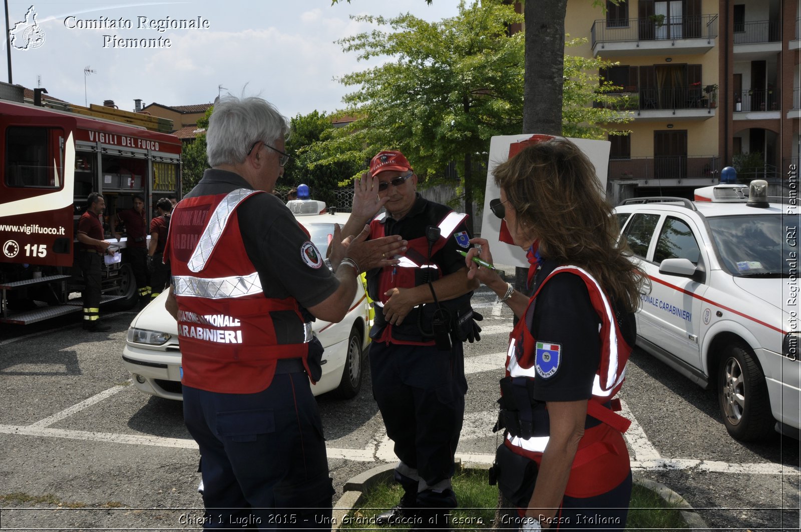 Chieri 1 Luglio 2015 - Una Grande Caccia al Tesoro - Croce Rossa Italiana- Comitato Regionale del Piemonte