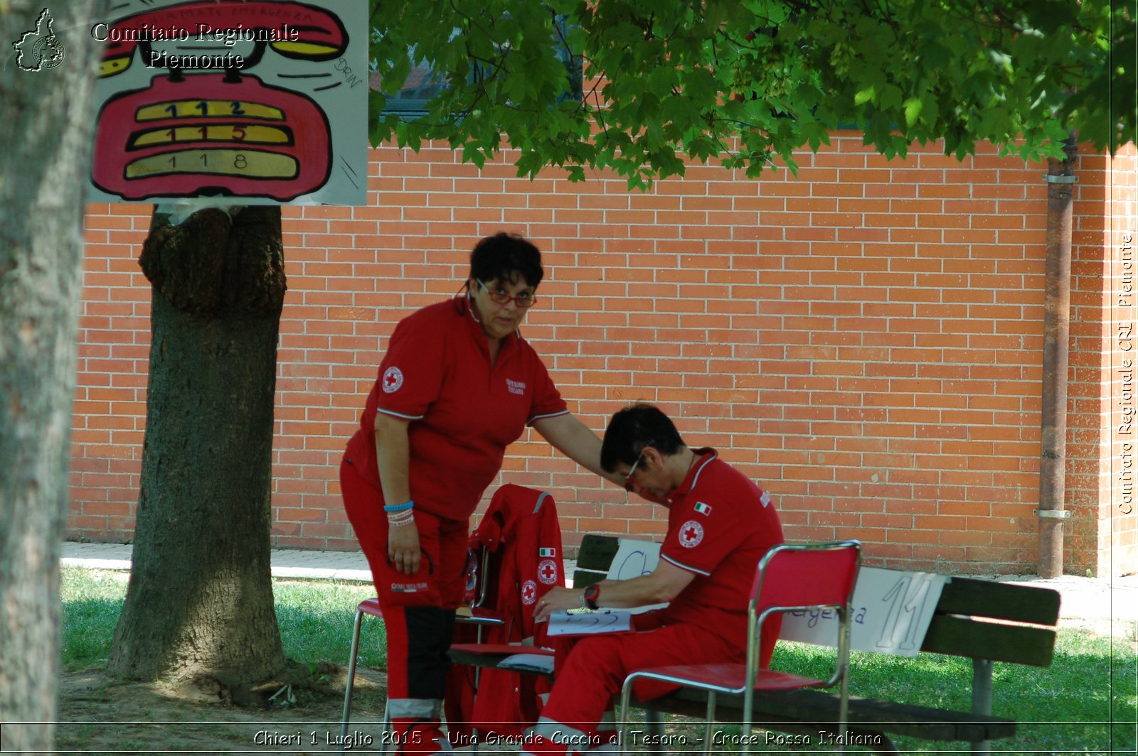 Chieri 1 Luglio 2015 - Una Grande Caccia al Tesoro - Croce Rossa Italiana- Comitato Regionale del Piemonte