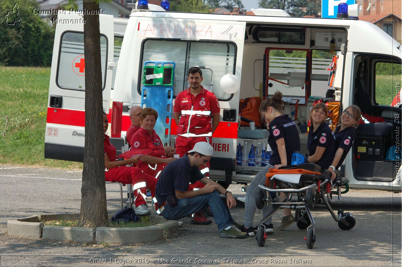 Chieri 1 Luglio 2015 - Una Grande Caccia al Tesoro - Croce Rossa Italiana- Comitato Regionale del Piemonte