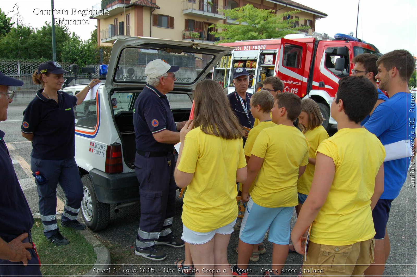 Chieri 1 Luglio 2015 - Una Grande Caccia al Tesoro - Croce Rossa Italiana- Comitato Regionale del Piemonte