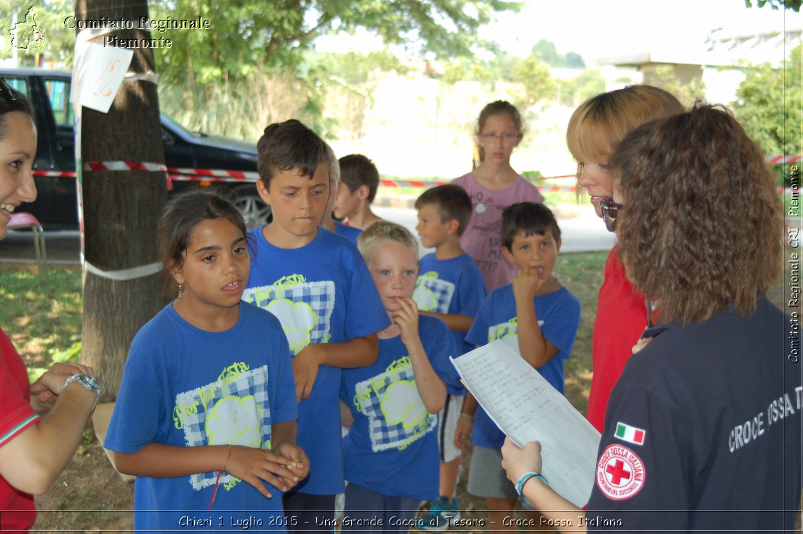 Chieri 1 Luglio 2015 - Una Grande Caccia al Tesoro - Croce Rossa Italiana- Comitato Regionale del Piemonte