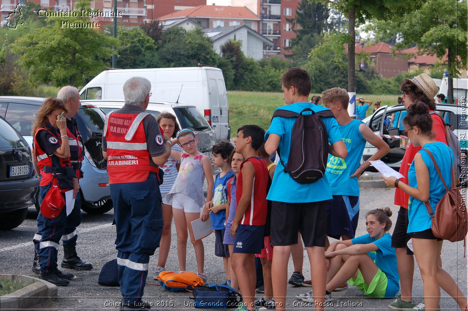 Chieri 1 Luglio 2015 - Una Grande Caccia al Tesoro - Croce Rossa Italiana- Comitato Regionale del Piemonte