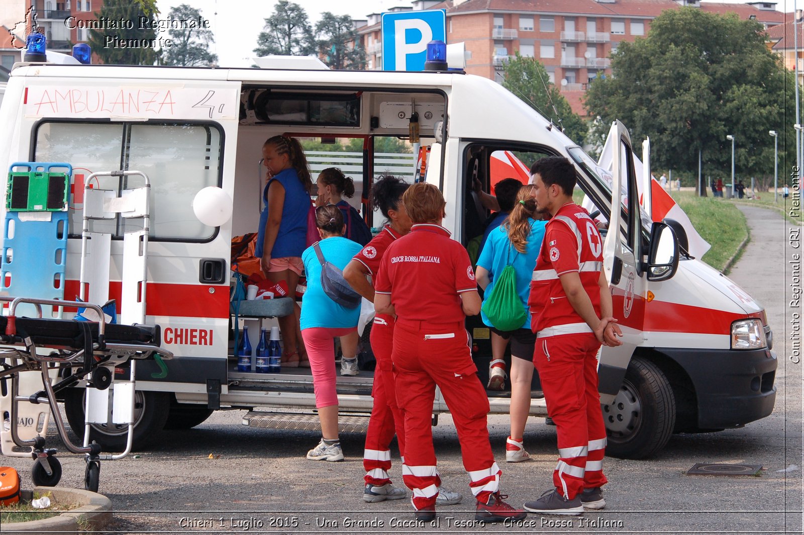 Chieri 1 Luglio 2015 - Una Grande Caccia al Tesoro - Croce Rossa Italiana- Comitato Regionale del Piemonte