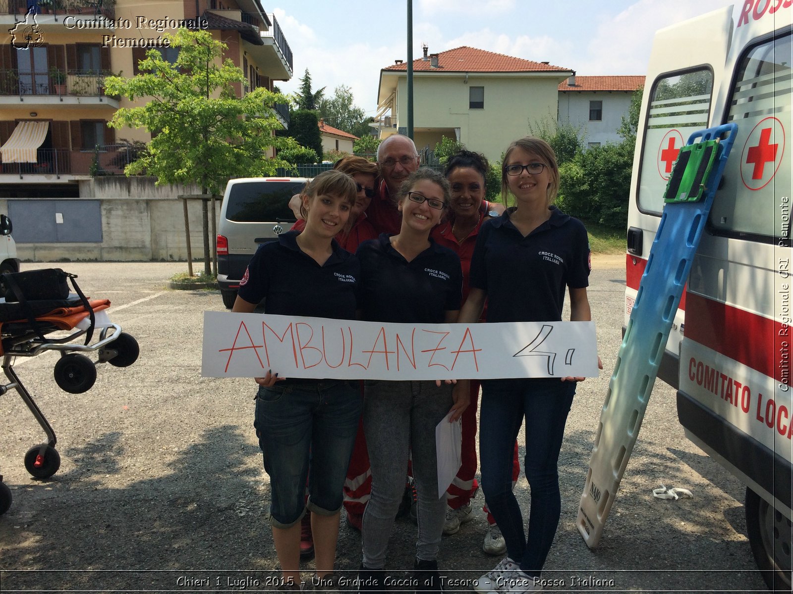 Chieri 1 Luglio 2015 - Una Grande Caccia al Tesoro - Croce Rossa Italiana- Comitato Regionale del Piemonte