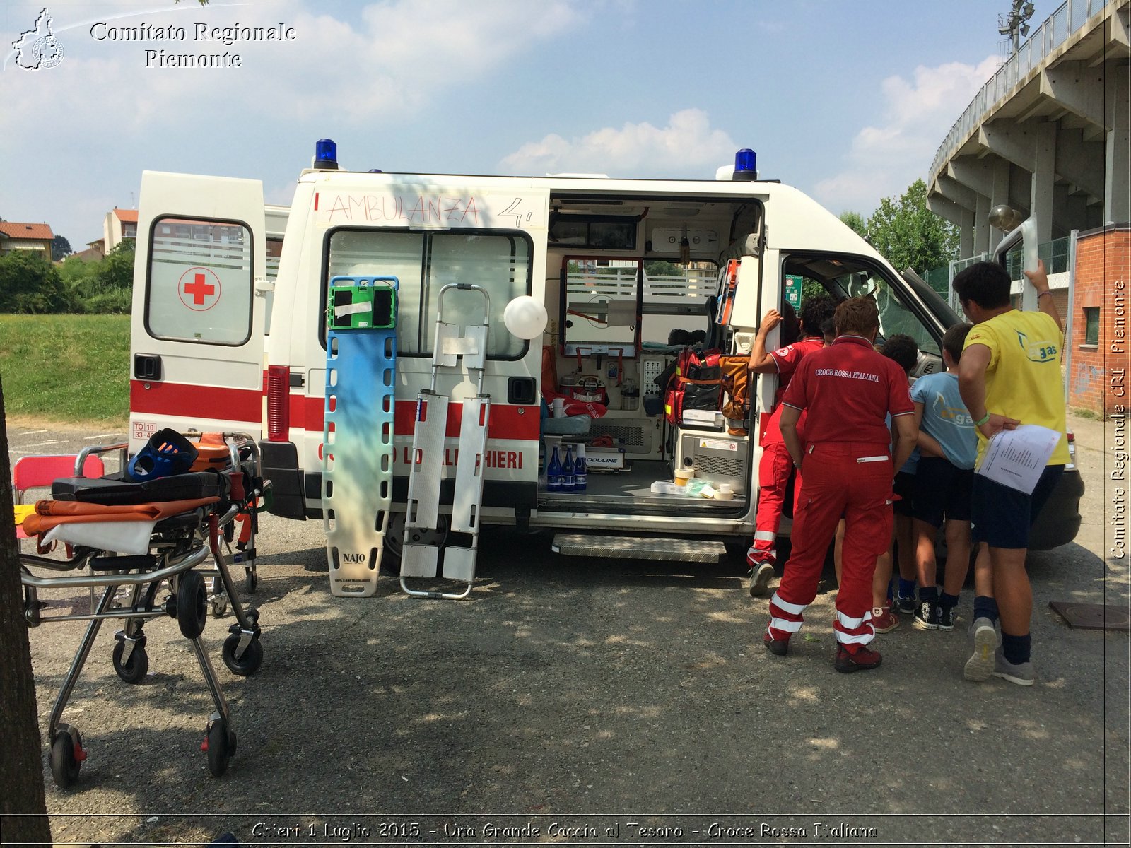 Chieri 1 Luglio 2015 - Una Grande Caccia al Tesoro - Croce Rossa Italiana- Comitato Regionale del Piemonte