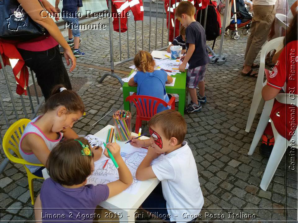 Limone 2 Agosto 2015 - Cri Village - Croce Rossa Italiana- Comitato Regionale del Piemonte