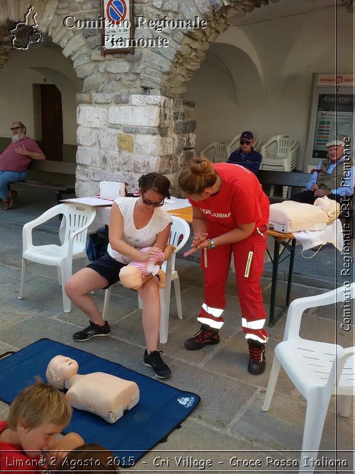 Limone 2 Agosto 2015 - Cri Village - Croce Rossa Italiana- Comitato Regionale del Piemonte