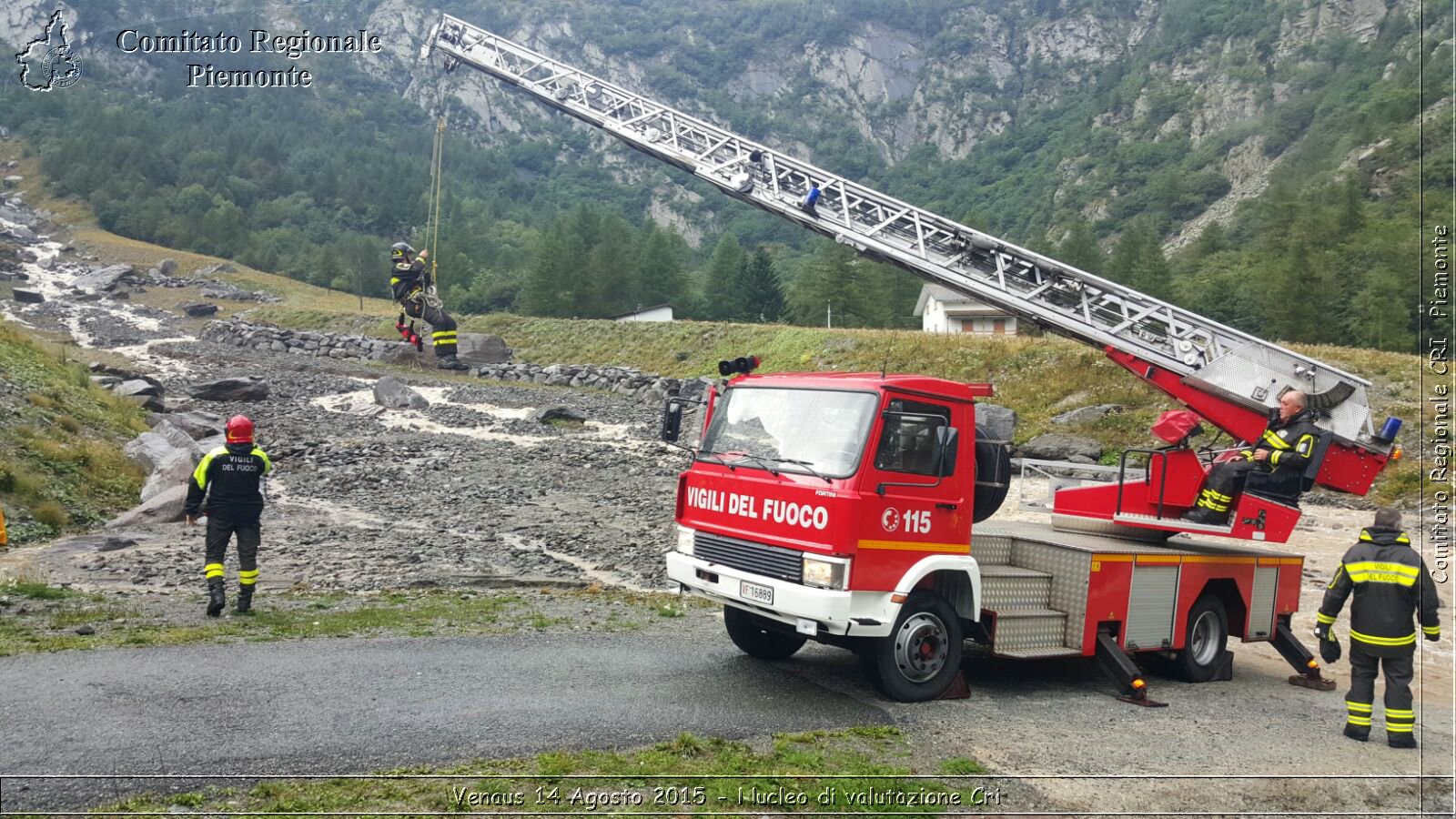 Venaus 14 Agosto 2015 - Nucleo di valutazione Cri - Croce Rossa Italiana - Comitato Regionale del Piemonte