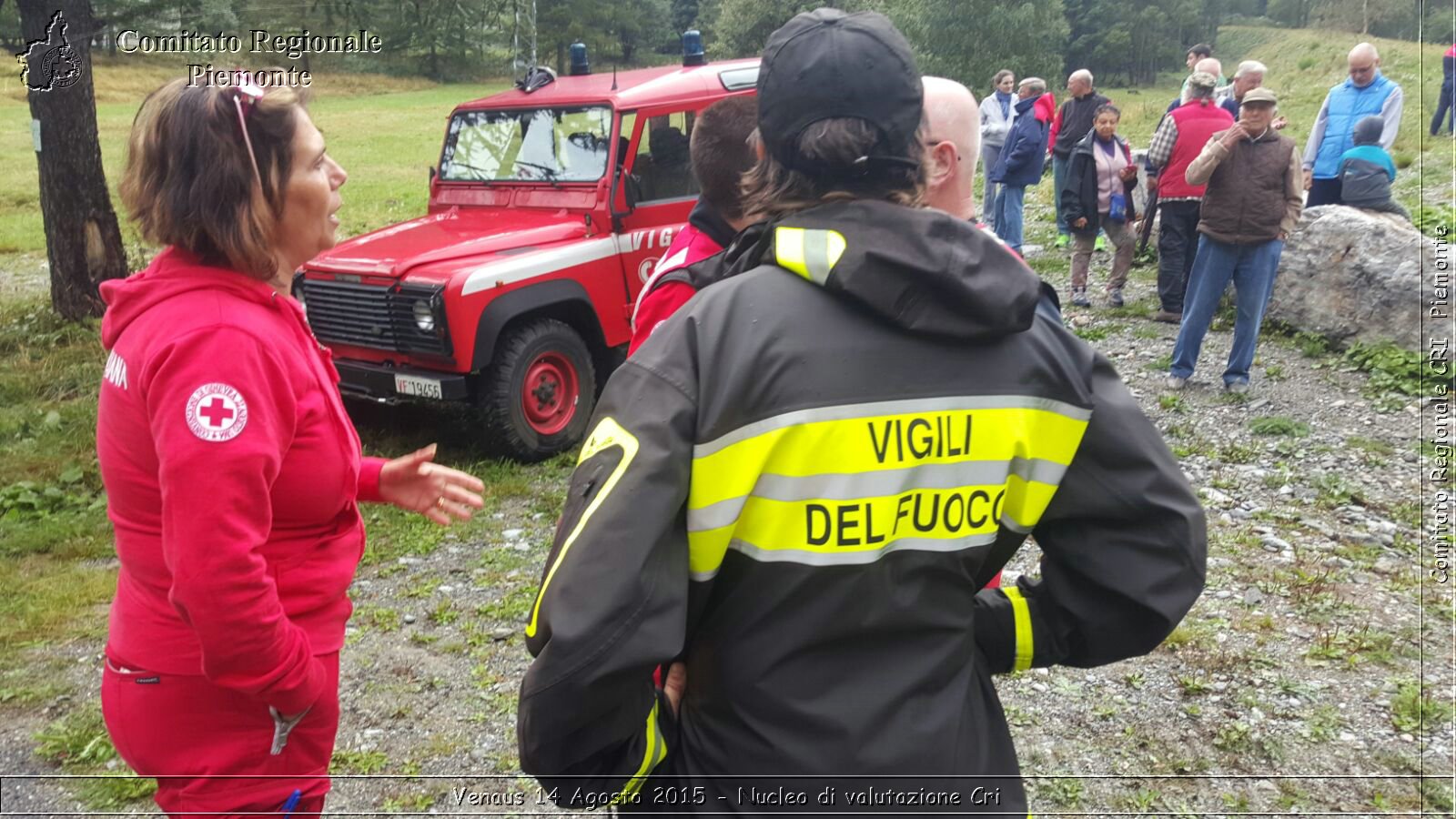 Venaus 14 Agosto 2015 - Nucleo di valutazione Cri - Croce Rossa Italiana - Comitato Regionale del Piemonte