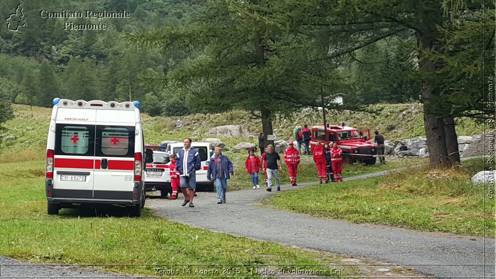 Venaus 14 Agosto 2015 - Nucleo di valutazione Cri - Croce Rossa Italiana - Comitato Regionale del Piemonte