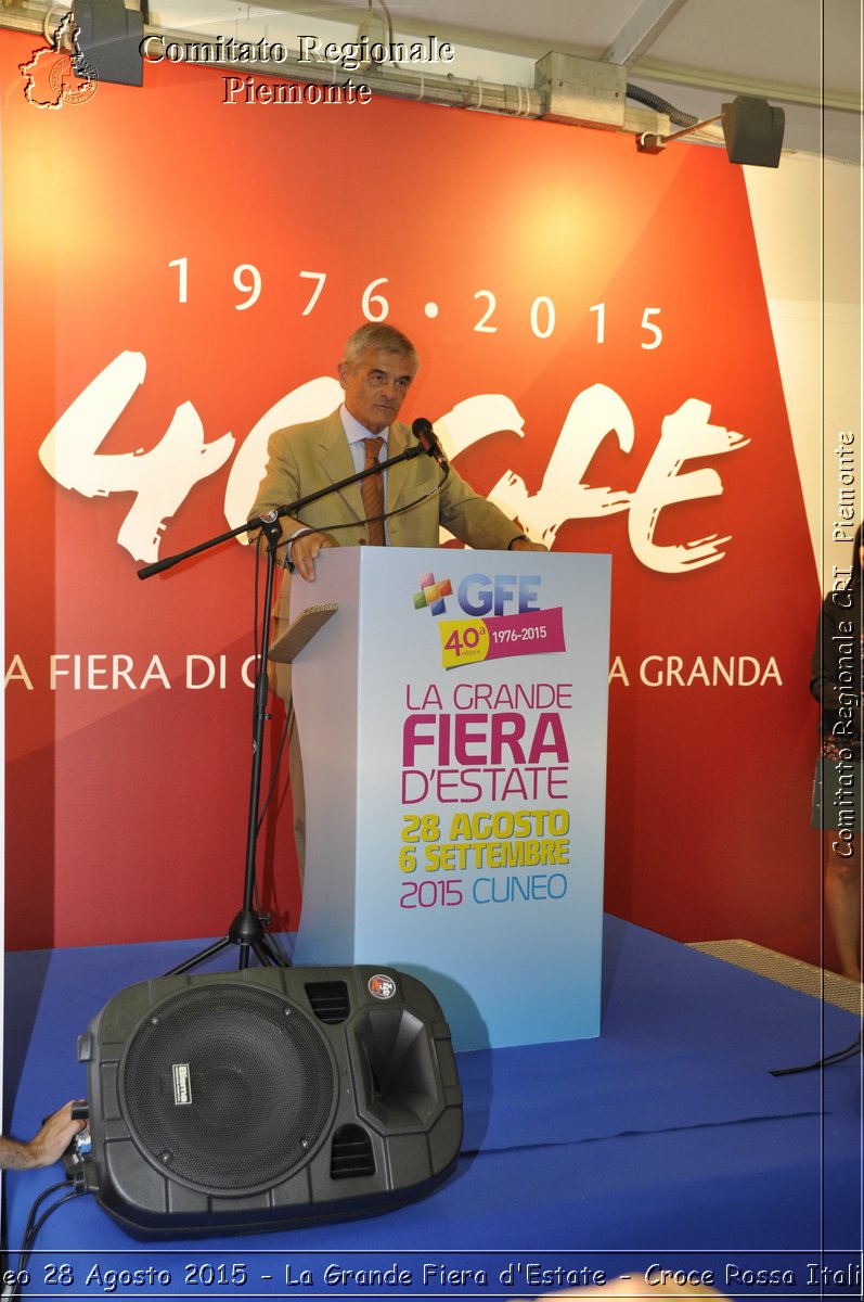 Cuneo 28 Agosto 2015 - La Grande Fiera d'Estate - Croce Rossa Italiana- Comitato Regionale del Piemonte