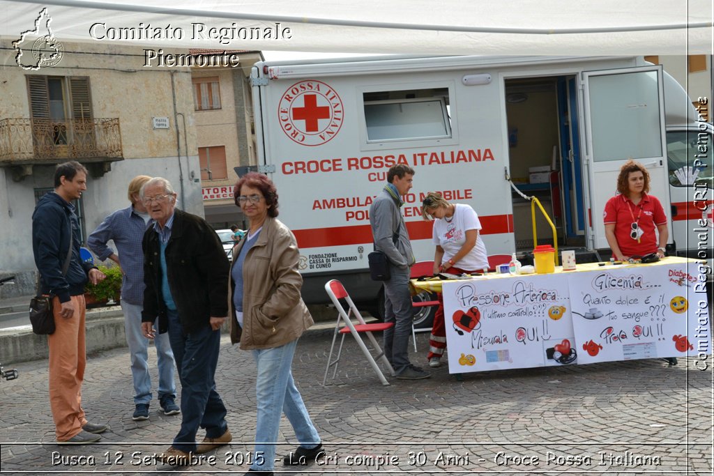 Busca 12 Settembre 2015 - La Cri compie 30 Anni - Croce Rossa Italiana- Comitato Regionale del Piemonte