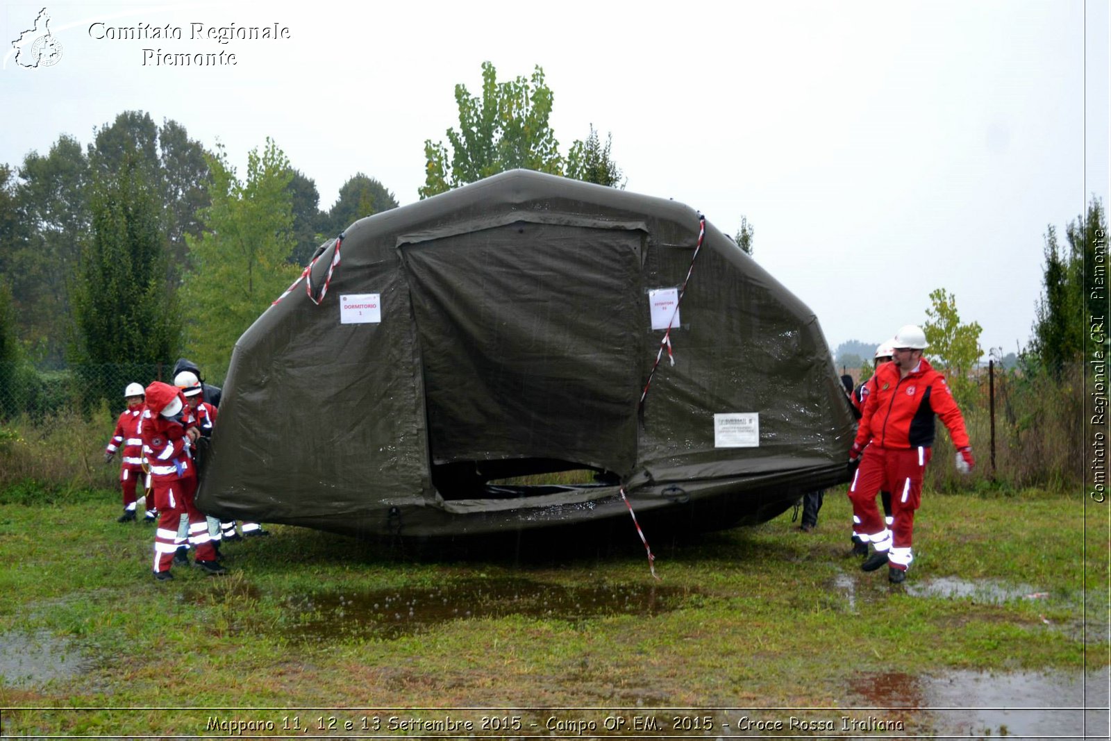 Mappano 11, 12 e13 Settembre 2015 - Campo OP.EM. 2015 - Croce Rossa Italiana- Comitato Regionale del Piemonte