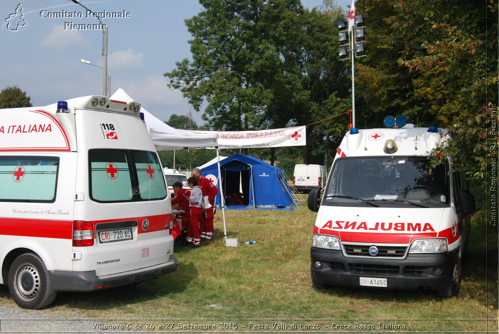 Villanova C.se 26 e 27 Settembre 2015 - Festa Valli di Lanzo - Croce Rossa Italiana- Comitato Regionale del Piemonte