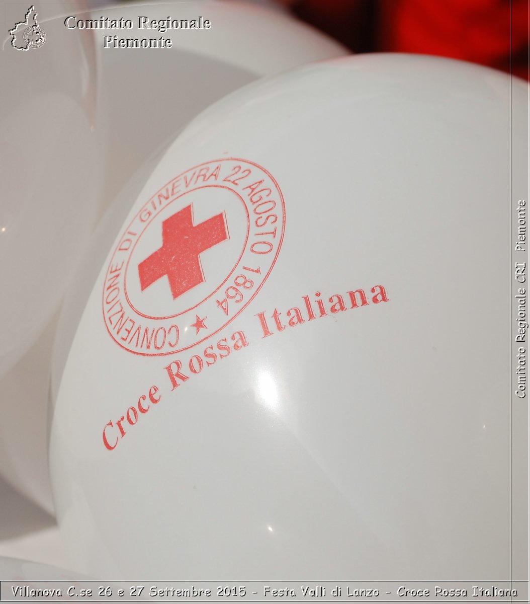 Villanova C.se 26 e 27 Settembre 2015 - Festa Valli di Lanzo - Croce Rossa Italiana- Comitato Regionale del Piemonte