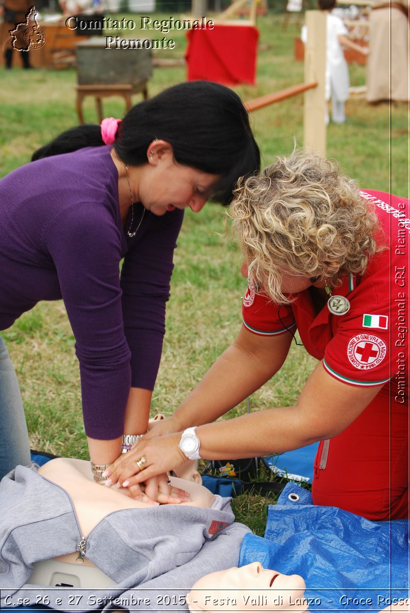 Villanova C.se 26 e 27 Settembre 2015 - Festa Valli di Lanzo - Croce Rossa Italiana- Comitato Regionale del Piemonte