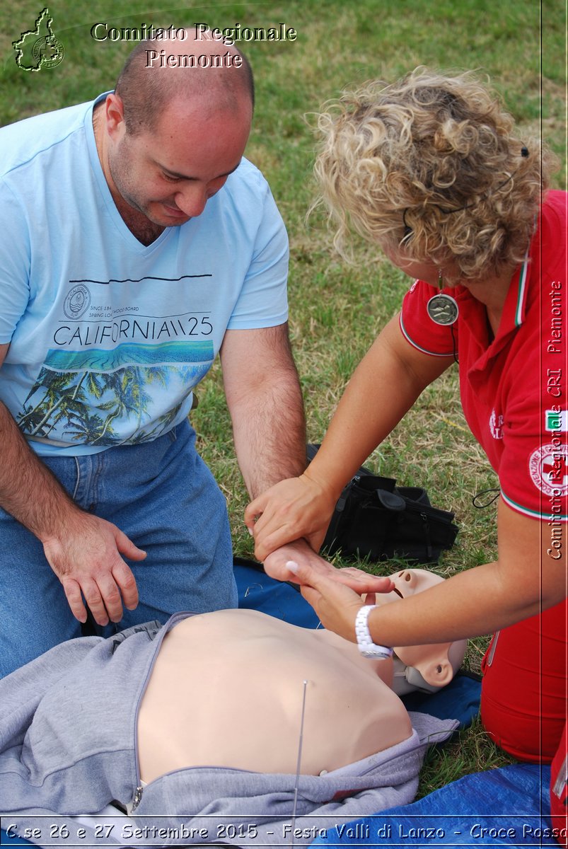 Villanova C.se 26 e 27 Settembre 2015 - Festa Valli di Lanzo - Croce Rossa Italiana- Comitato Regionale del Piemonte