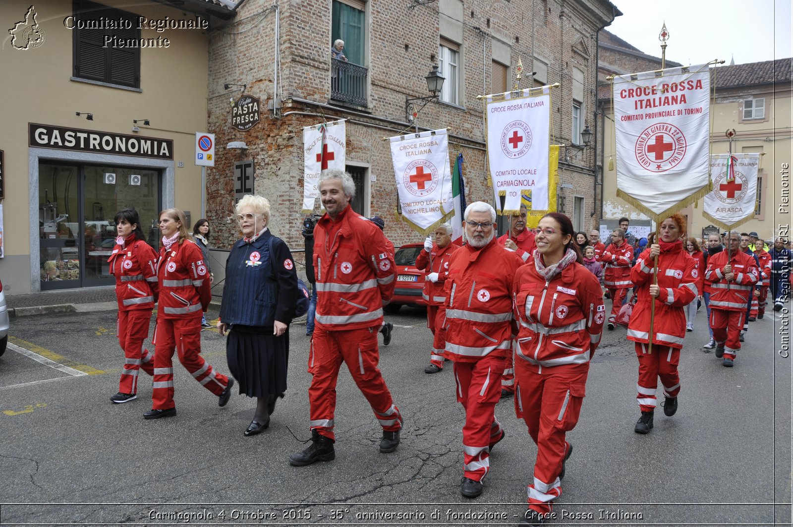 Carmagnola 4 Ottobre 2015 - 35 anniversario di fondazione - Croce Rossa Italiana- Comitato Regionale del Piemonte