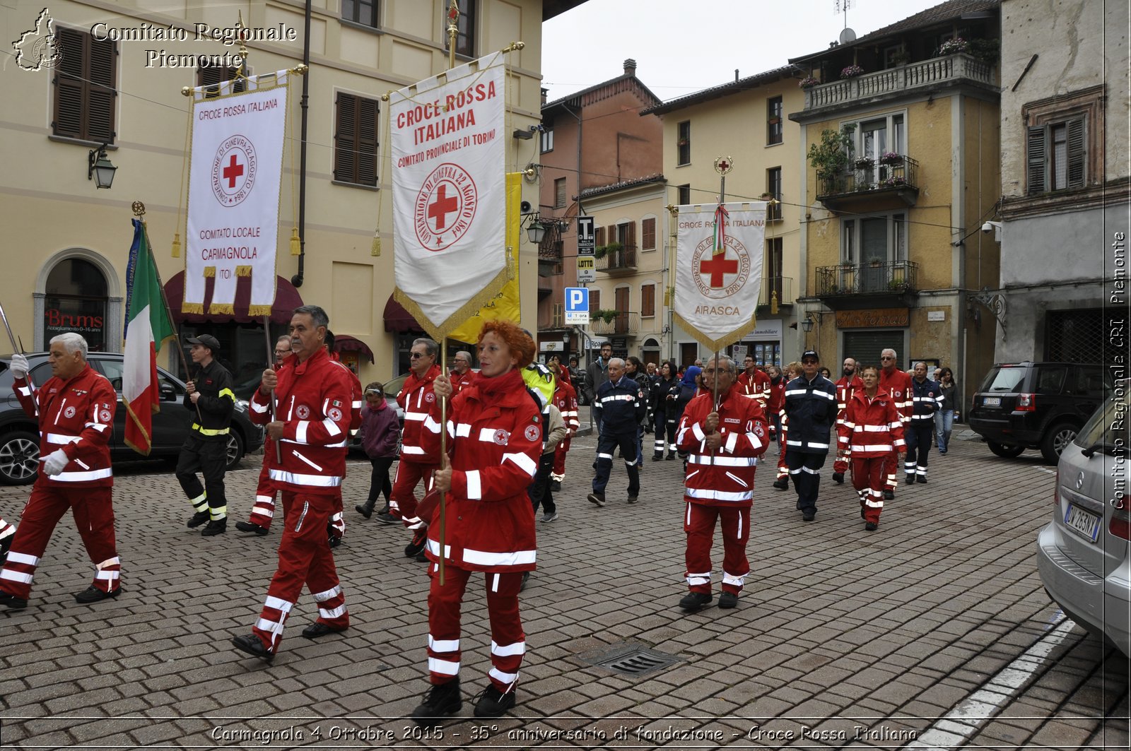 Carmagnola 4 Ottobre 2015 - 35 anniversario di fondazione - Croce Rossa Italiana- Comitato Regionale del Piemonte