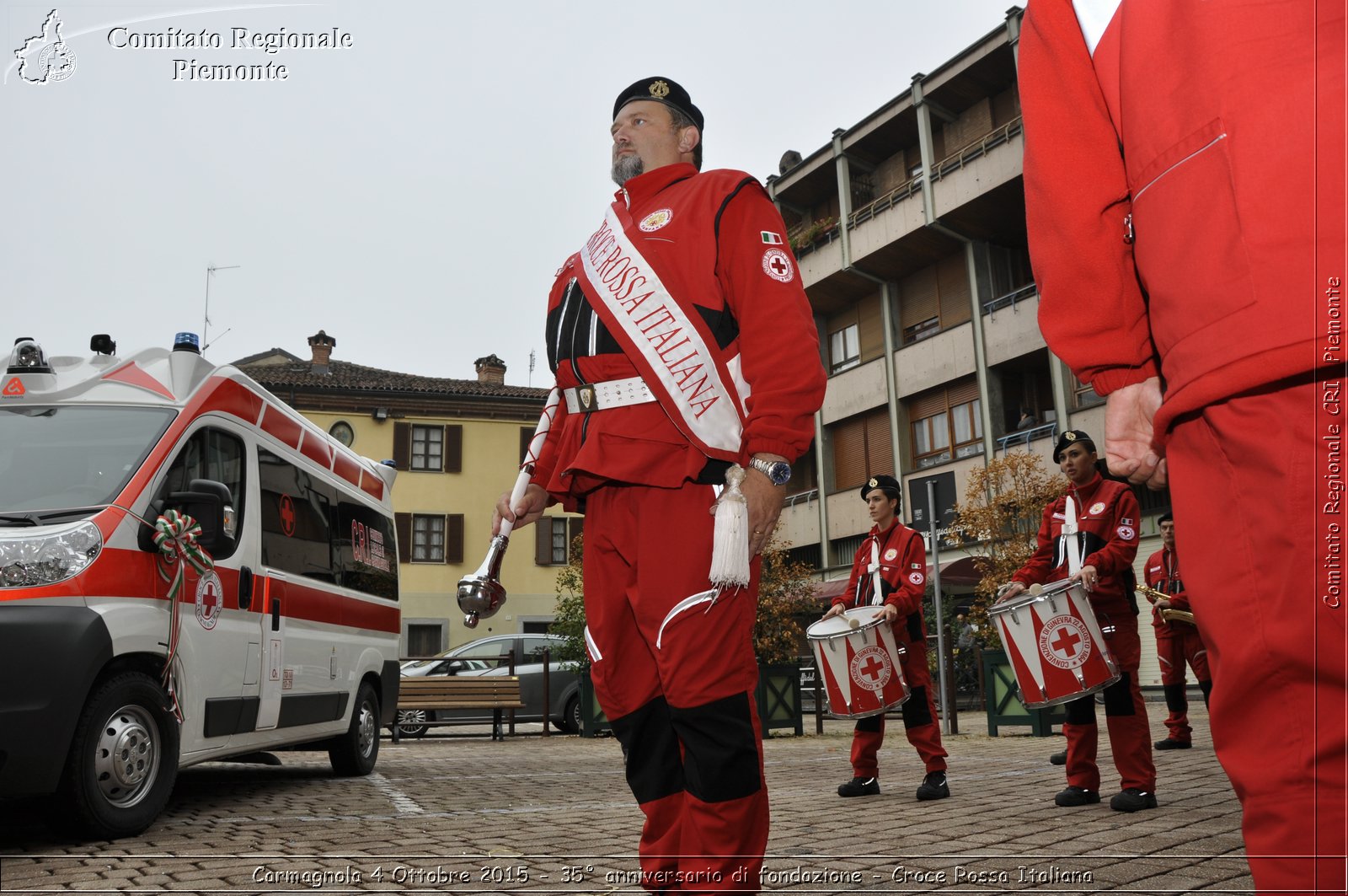 Carmagnola 4 Ottobre 2015 - 35 anniversario di fondazione - Croce Rossa Italiana- Comitato Regionale del Piemonte