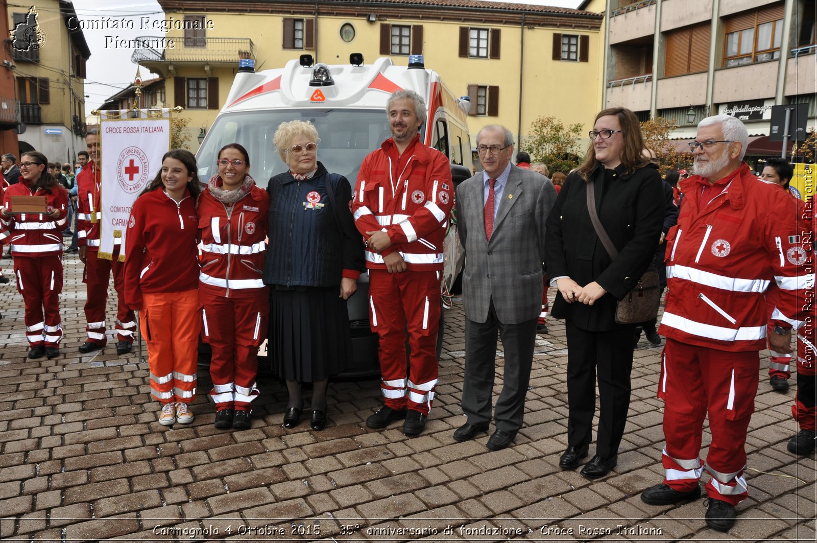 Carmagnola 4 Ottobre 2015 - 35 anniversario di fondazione - Croce Rossa Italiana- Comitato Regionale del Piemonte