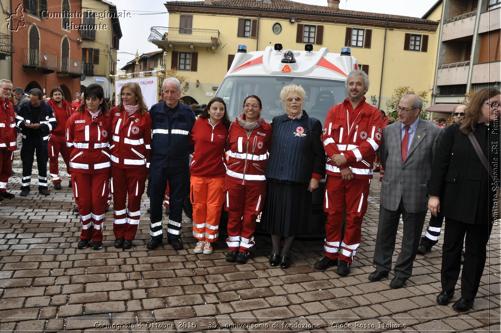 Carmagnola 4 Ottobre 2015 - 35 anniversario di fondazione - Croce Rossa Italiana- Comitato Regionale del Piemonte