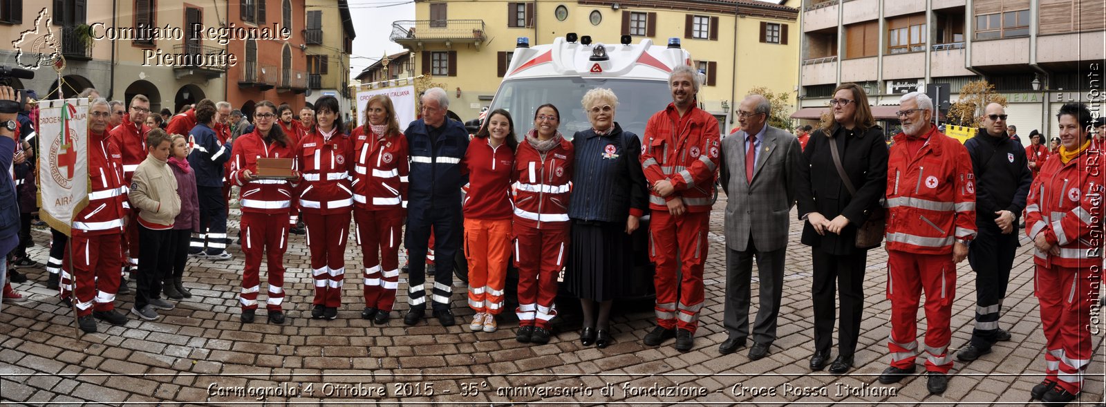 Carmagnola 4 Ottobre 2015 - 35 anniversario di fondazione - Croce Rossa Italiana- Comitato Regionale del Piemonte