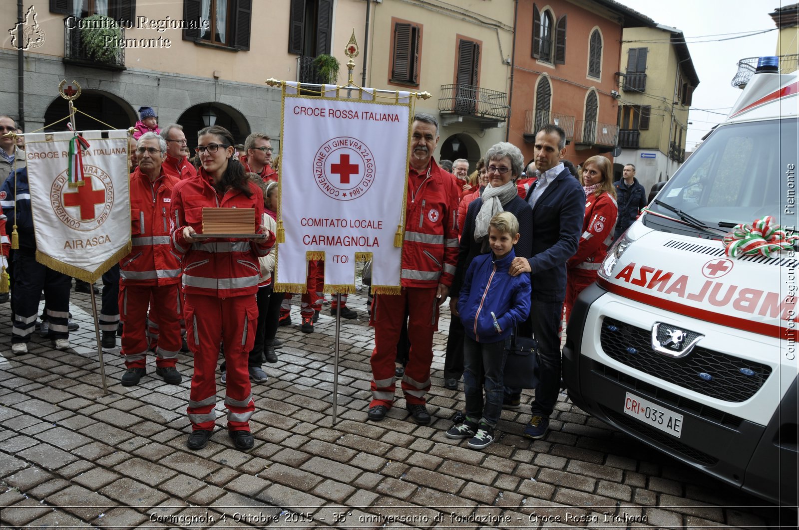 Carmagnola 4 Ottobre 2015 - 35 anniversario di fondazione - Croce Rossa Italiana- Comitato Regionale del Piemonte