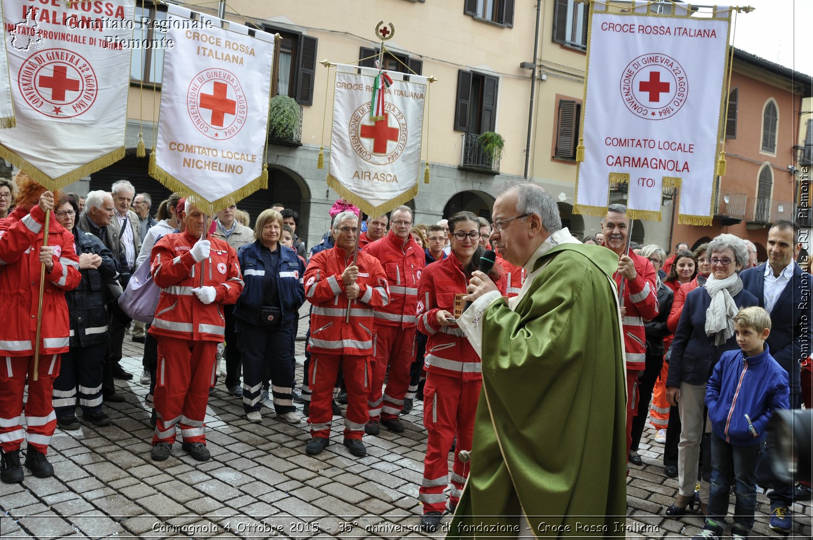 Carmagnola 4 Ottobre 2015 - 35 anniversario di fondazione - Croce Rossa Italiana- Comitato Regionale del Piemonte