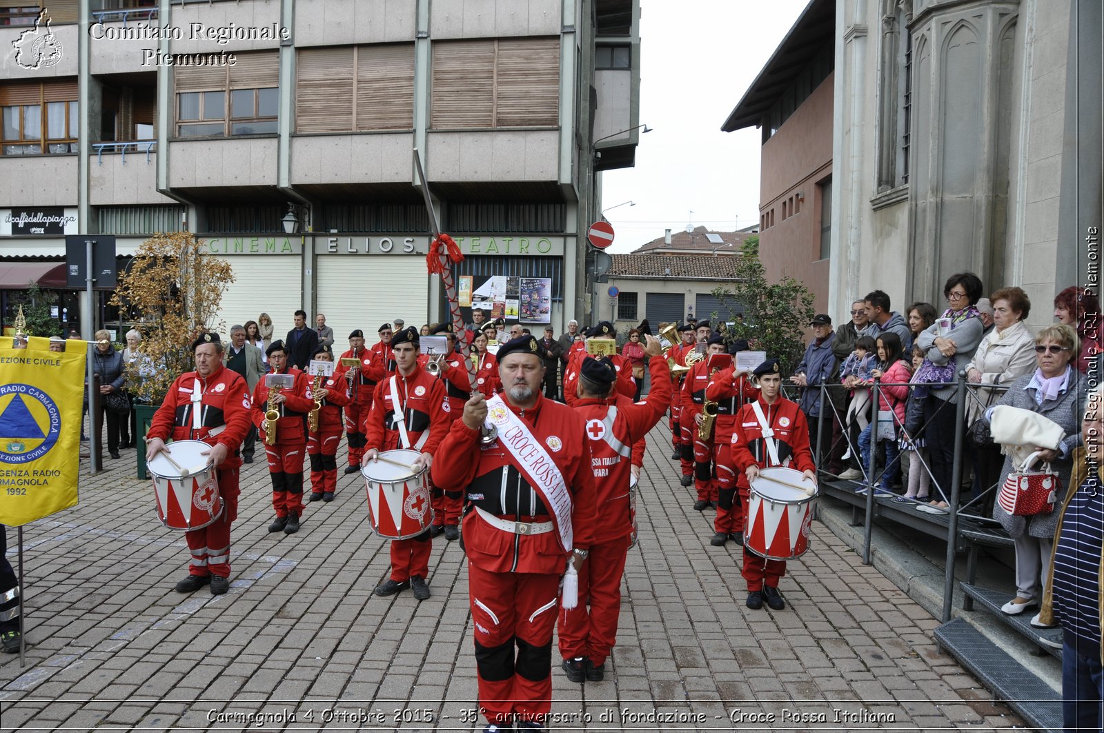 Carmagnola 4 Ottobre 2015 - 35 anniversario di fondazione - Croce Rossa Italiana- Comitato Regionale del Piemonte