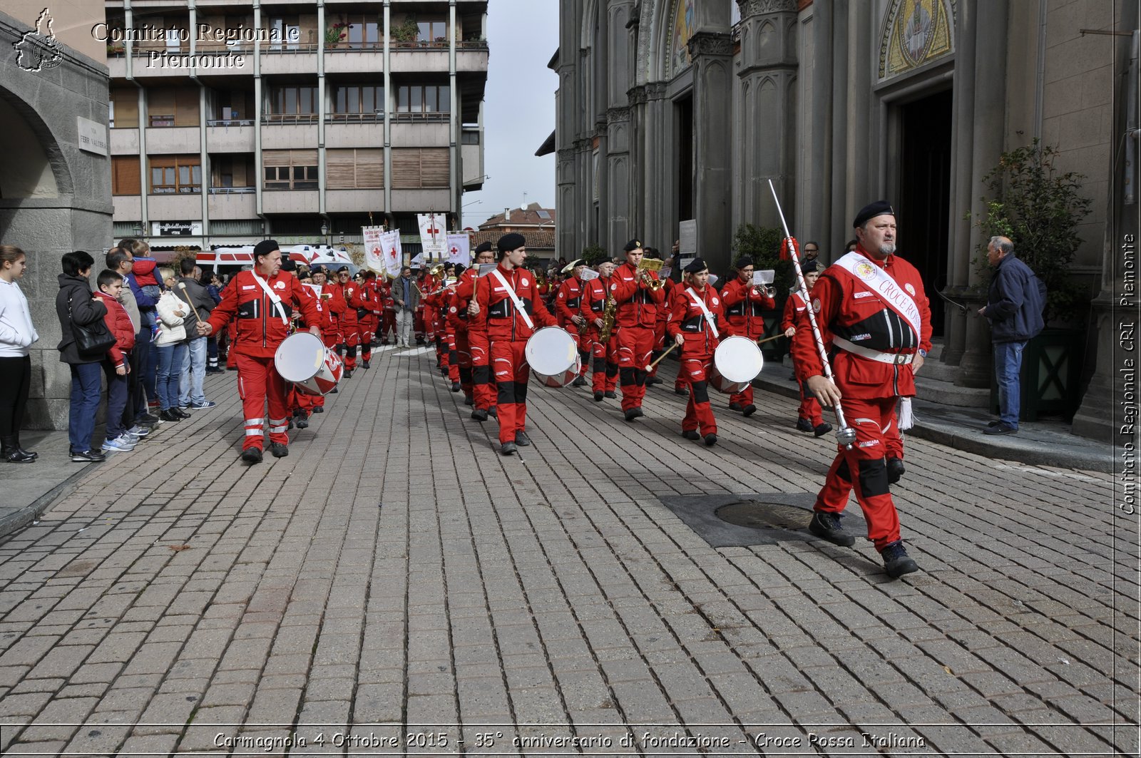 Carmagnola 4 Ottobre 2015 - 35 anniversario di fondazione - Croce Rossa Italiana- Comitato Regionale del Piemonte