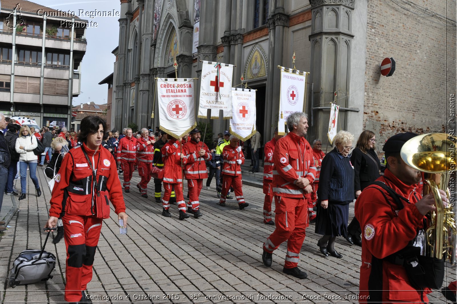 Carmagnola 4 Ottobre 2015 - 35 anniversario di fondazione - Croce Rossa Italiana- Comitato Regionale del Piemonte