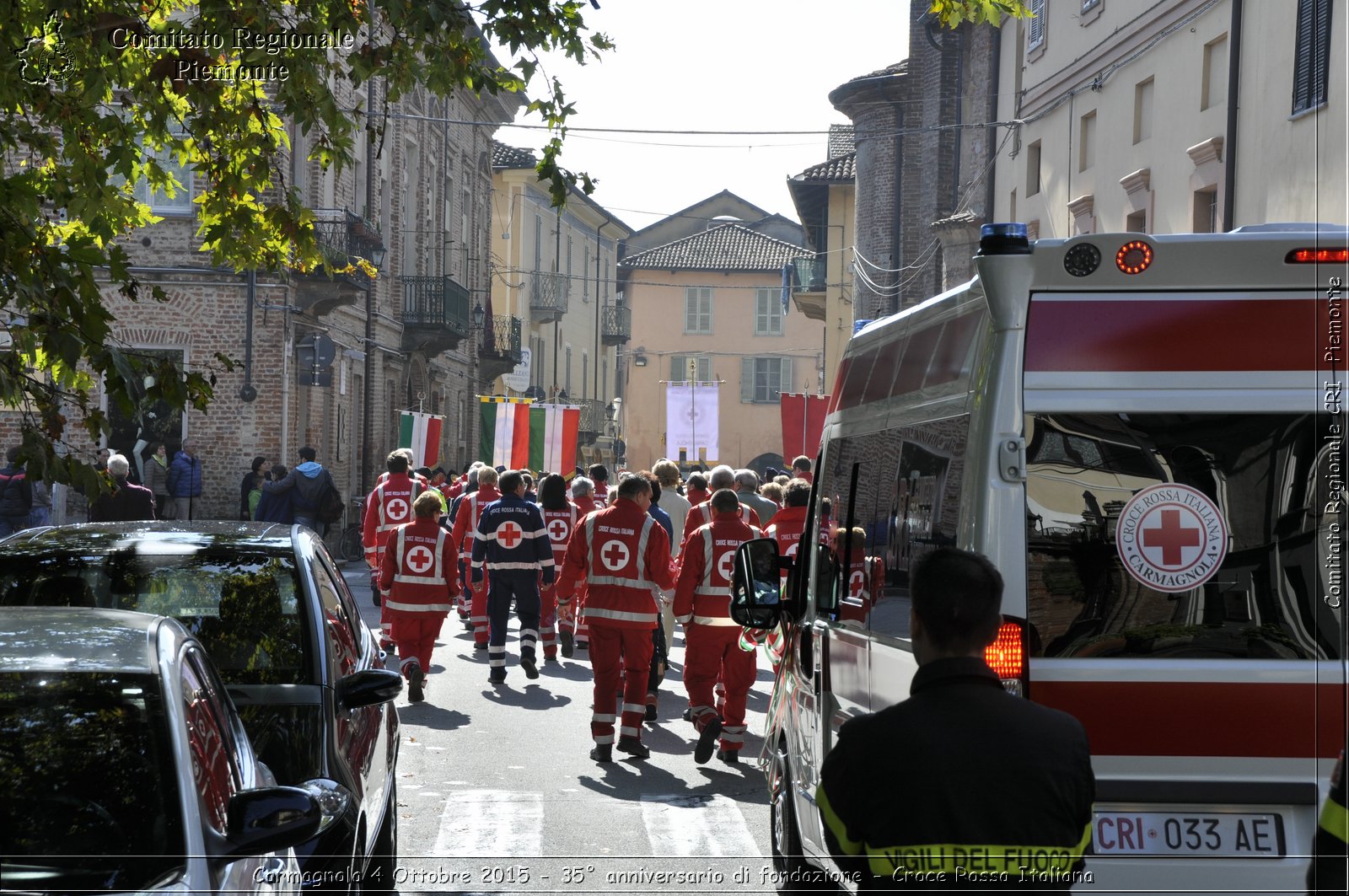 Carmagnola 4 Ottobre 2015 - 35 anniversario di fondazione - Croce Rossa Italiana- Comitato Regionale del Piemonte