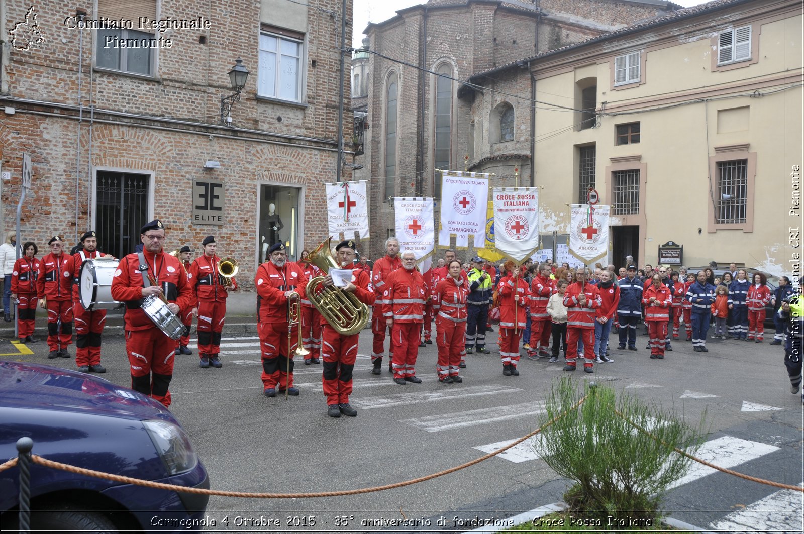 Carmagnola 4 Ottobre 2015 - 35 anniversario di fondazione - Croce Rossa Italiana- Comitato Regionale del Piemonte