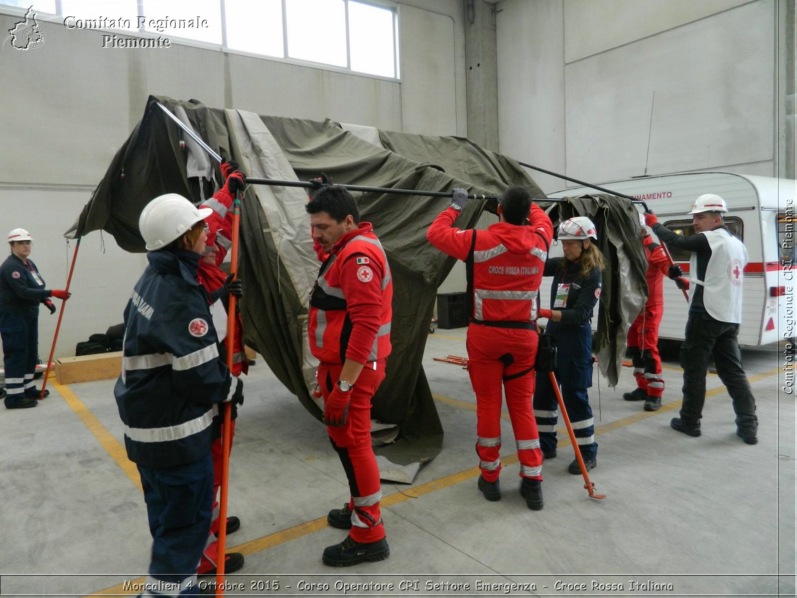 Moncalieri 4 Ottobre 2015 - Corso Operatore CRI Settore Emergenza - Croce Rossa Italiana- Comitato Regionale del Piemonte