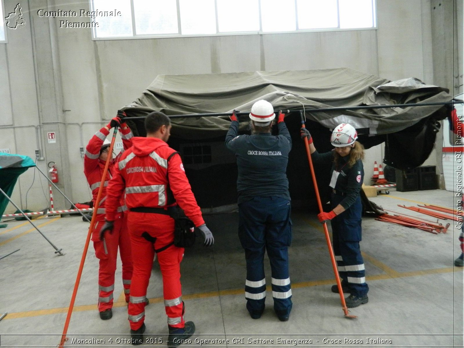 Moncalieri 4 Ottobre 2015 - Corso Operatore CRI Settore Emergenza - Croce Rossa Italiana- Comitato Regionale del Piemonte