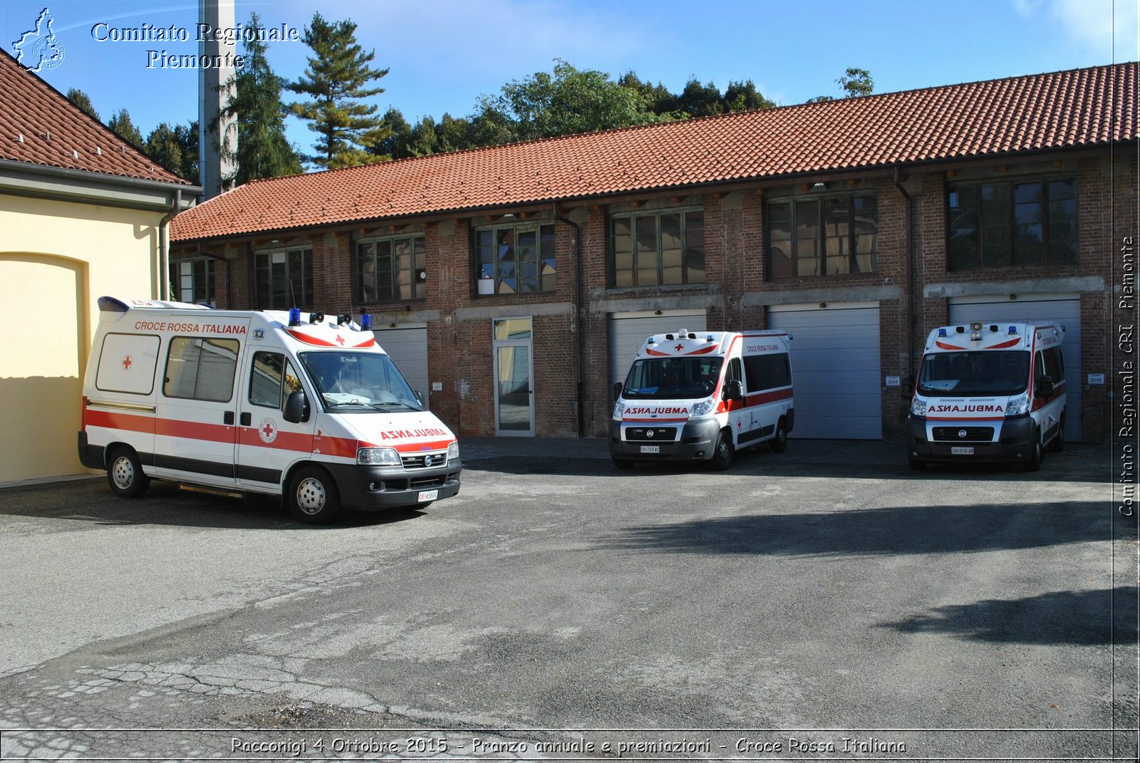 Racconigi 4 Ottobre 2015 - Pranzo annuale e premiazioni - Croce Rossa Italiana- Comitato Regionale del Piemonte