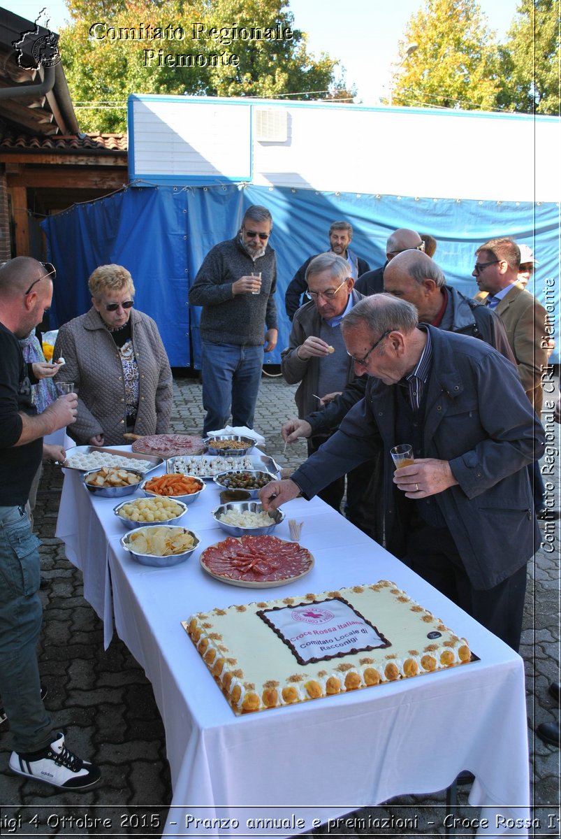 Racconigi 4 Ottobre 2015 - Pranzo annuale e premiazioni - Croce Rossa Italiana- Comitato Regionale del Piemonte