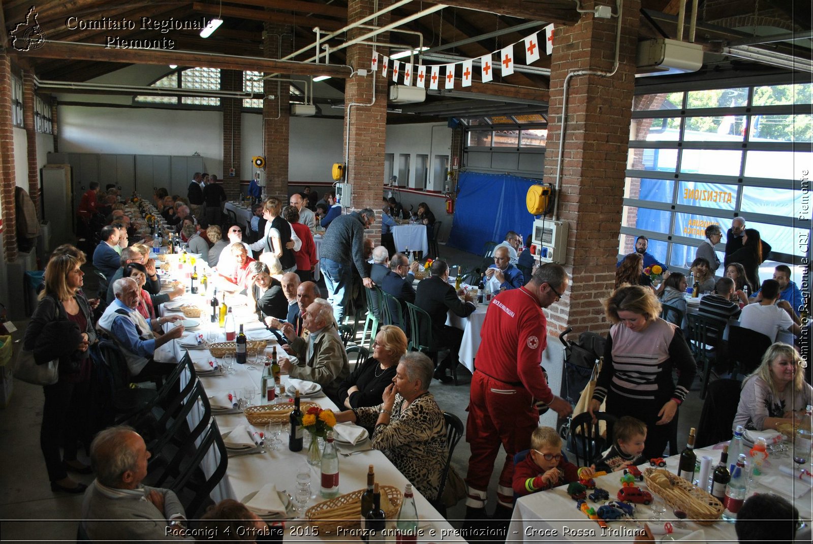 Racconigi 4 Ottobre 2015 - Pranzo annuale e premiazioni - Croce Rossa Italiana- Comitato Regionale del Piemonte