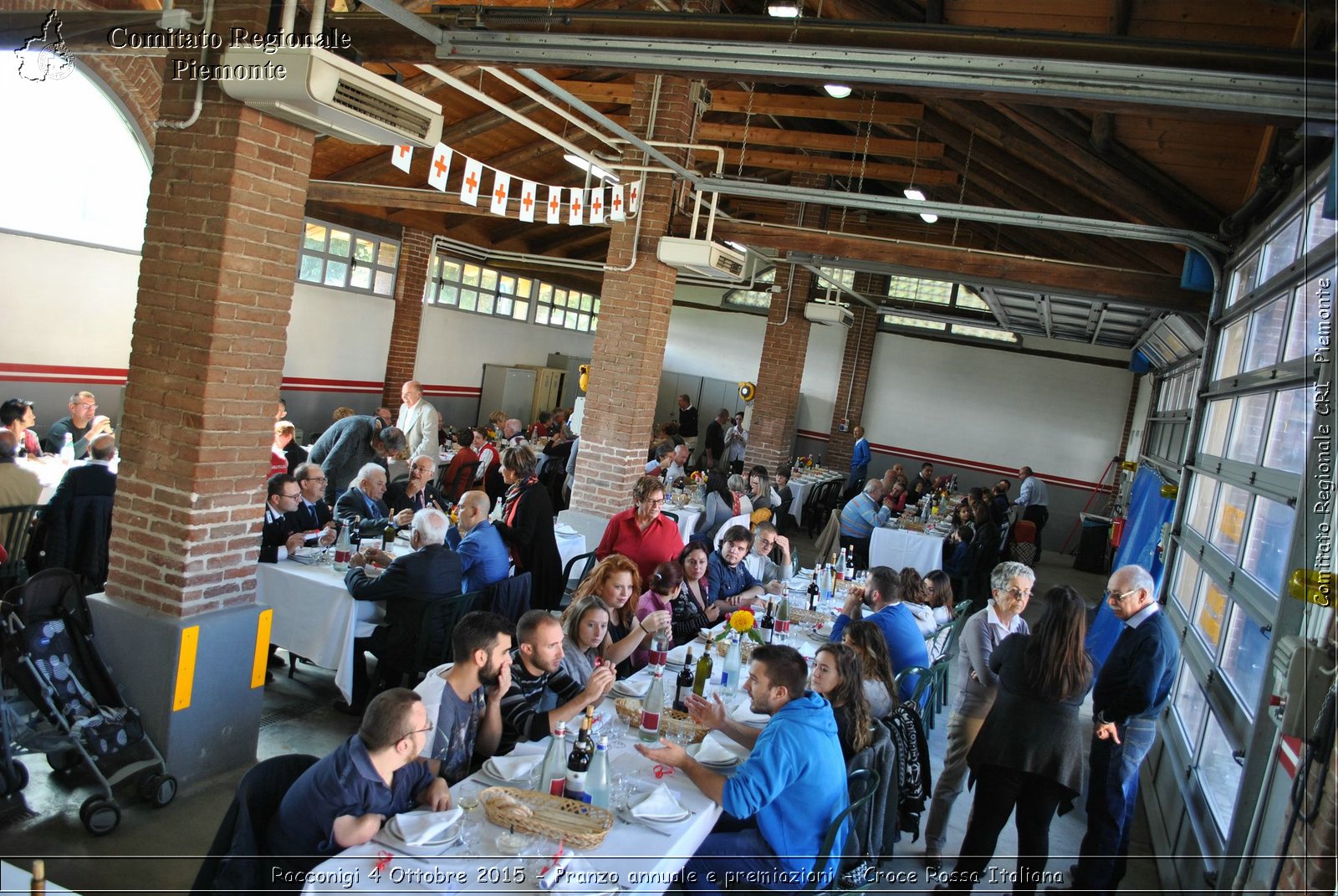 Racconigi 4 Ottobre 2015 - Pranzo annuale e premiazioni - Croce Rossa Italiana- Comitato Regionale del Piemonte