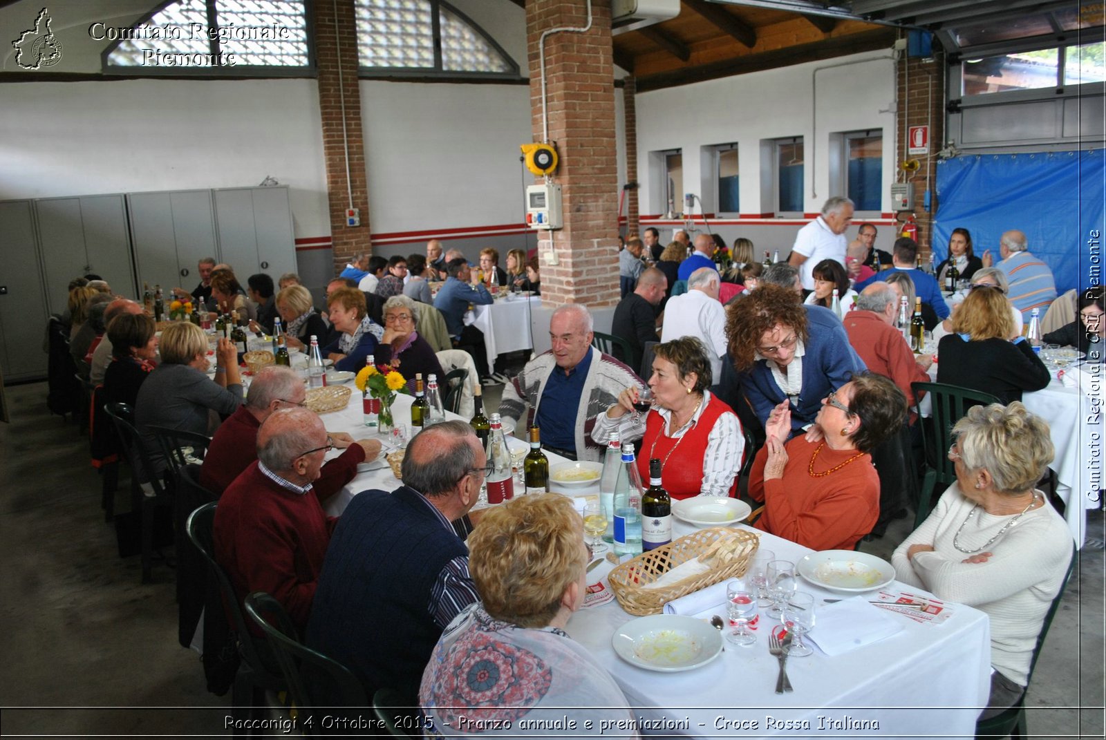 Racconigi 4 Ottobre 2015 - Pranzo annuale e premiazioni - Croce Rossa Italiana- Comitato Regionale del Piemonte