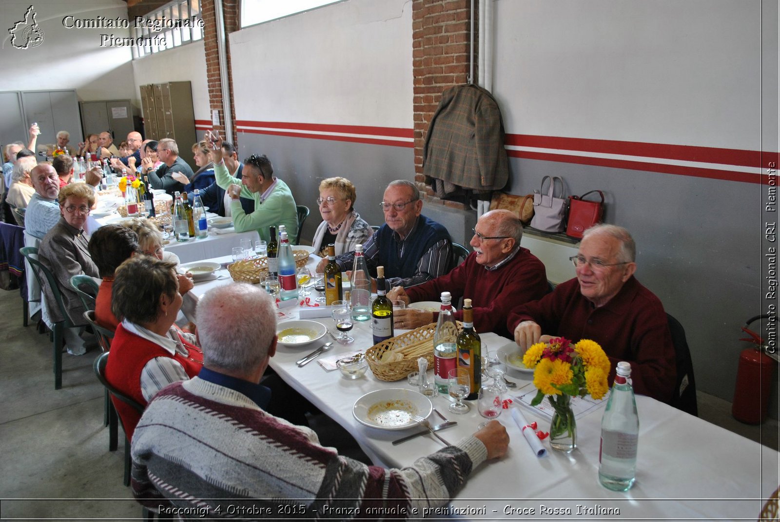 Racconigi 4 Ottobre 2015 - Pranzo annuale e premiazioni - Croce Rossa Italiana- Comitato Regionale del Piemonte